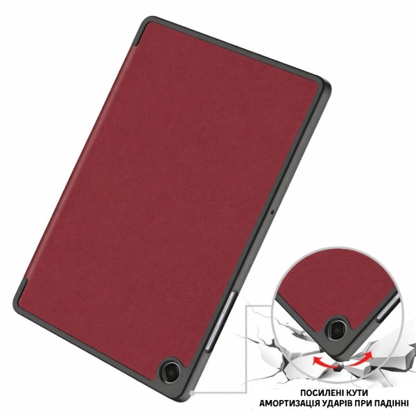 Фото - Чохол для планшету BeCover Flexible TPU Mate з кріпленням for Samsung Galaxy Tab A11 SM-X133/X135 8.7" Red Wine (715589)